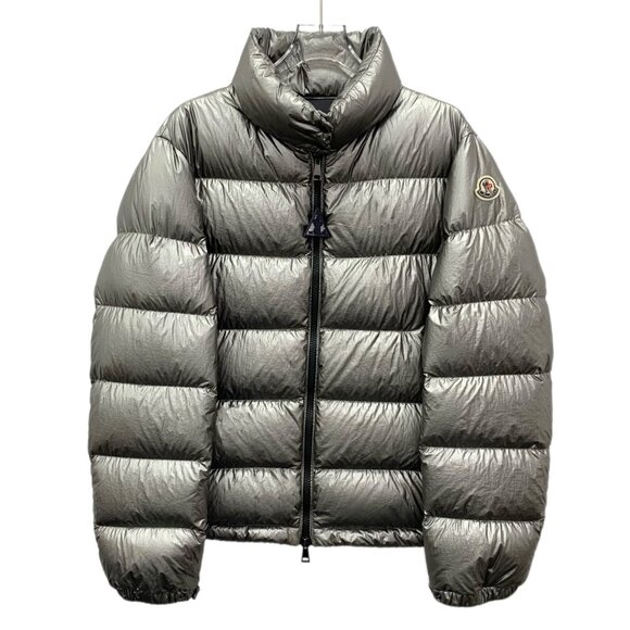 Moncler Gris Collection silver zip-up down jacket - Picture 1 of 9